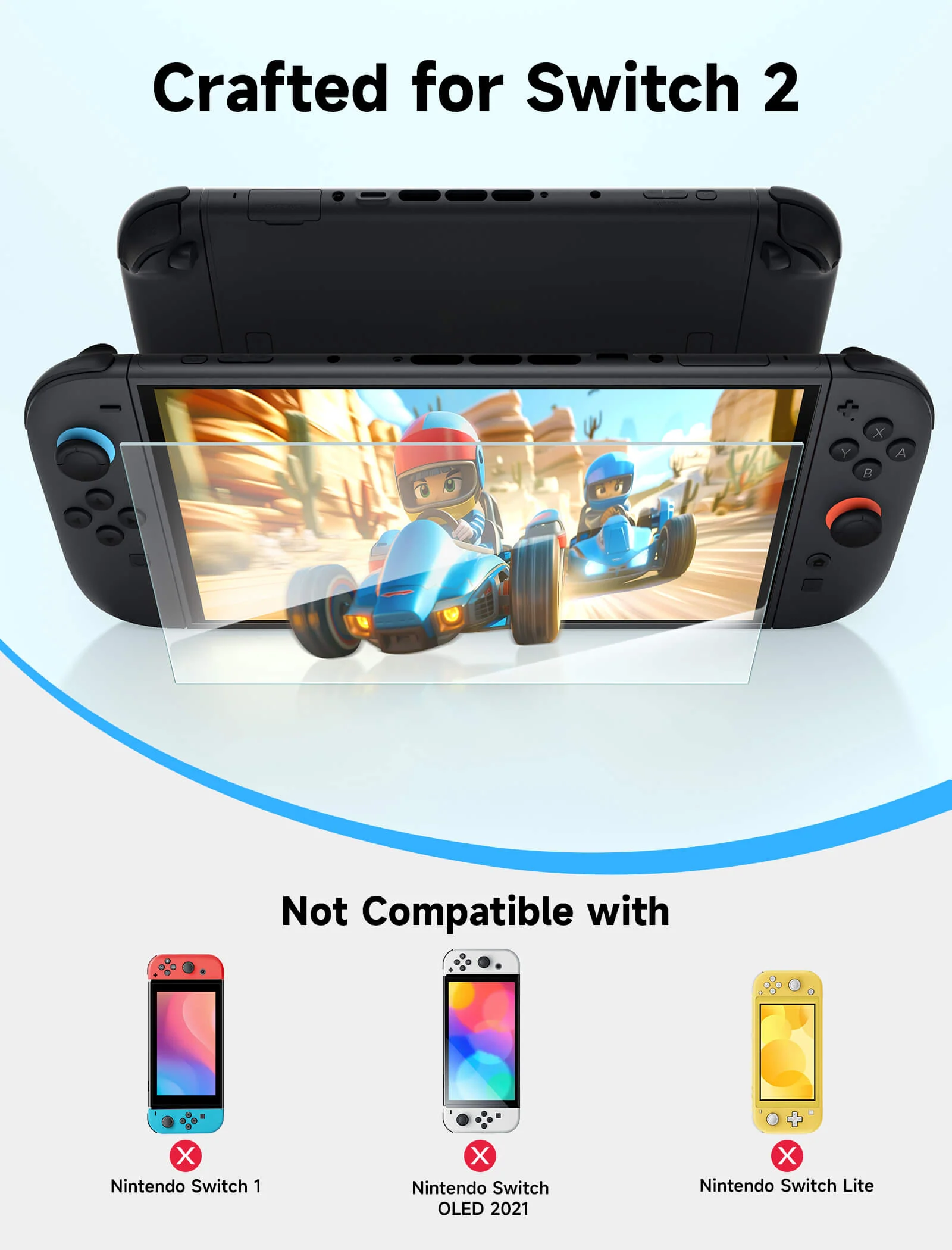 HD Tempered Glass Screen Protector for Switch 2 - Image 8